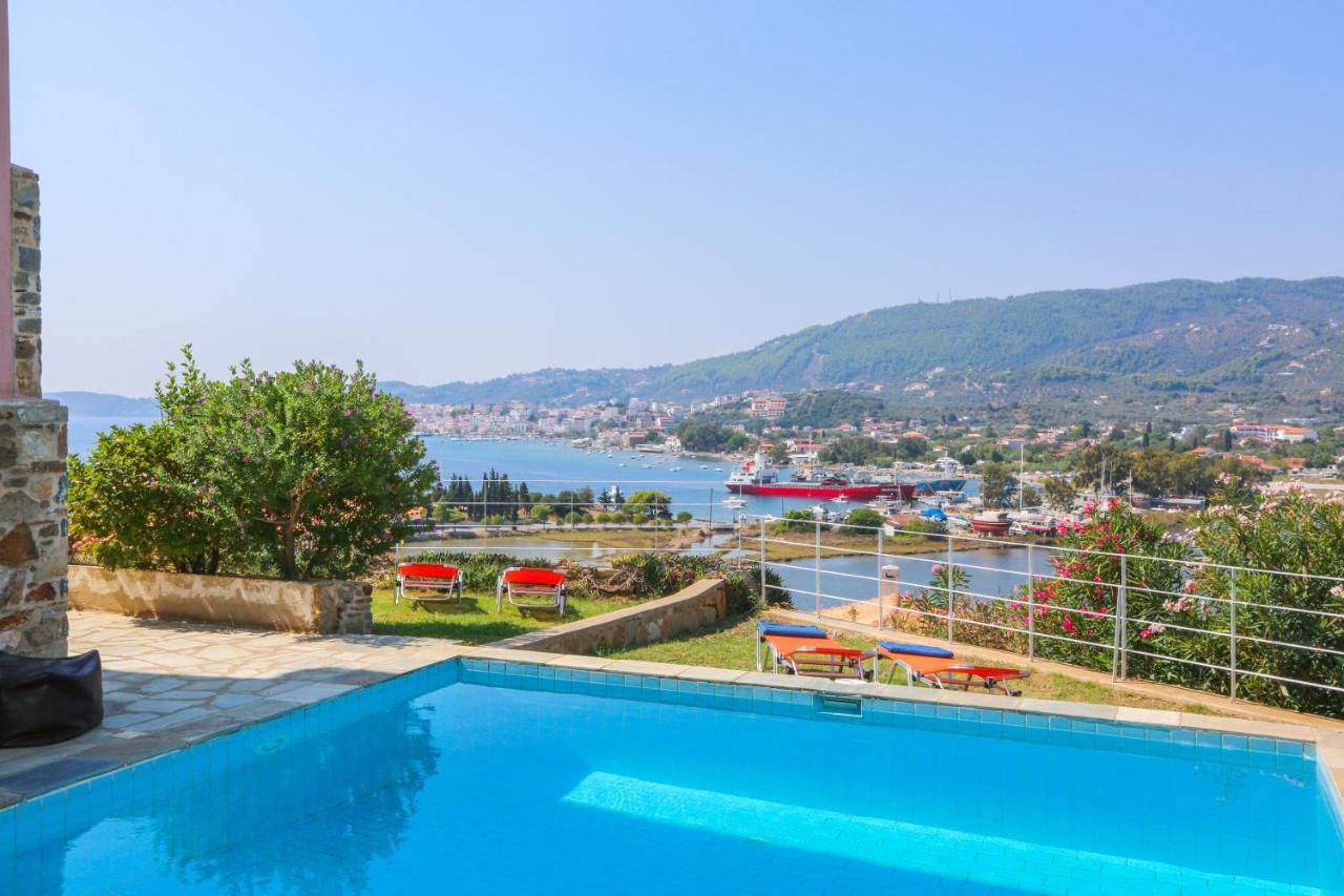 Skiathos Seaview Villa With Pool Punta Екстериор снимка