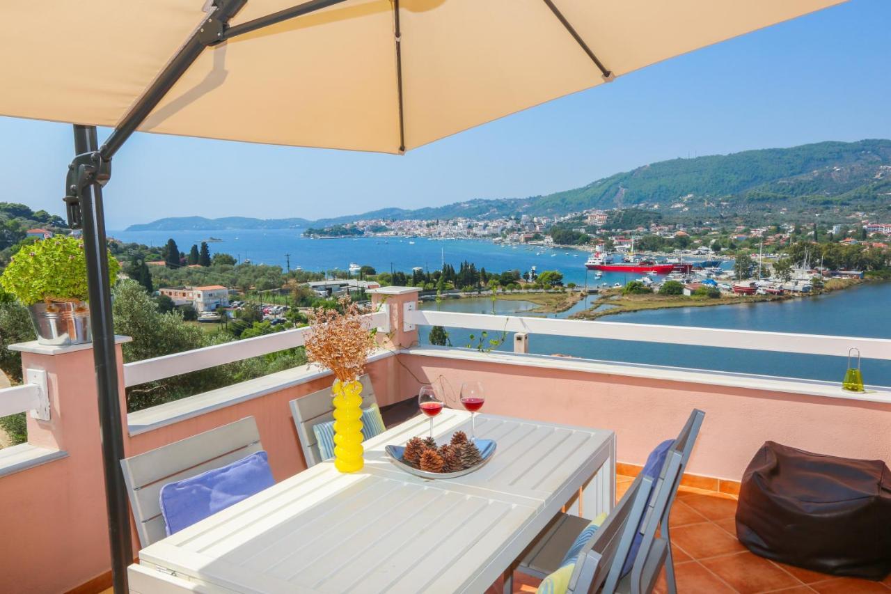 Skiathos Seaview Villa With Pool Punta Екстериор снимка