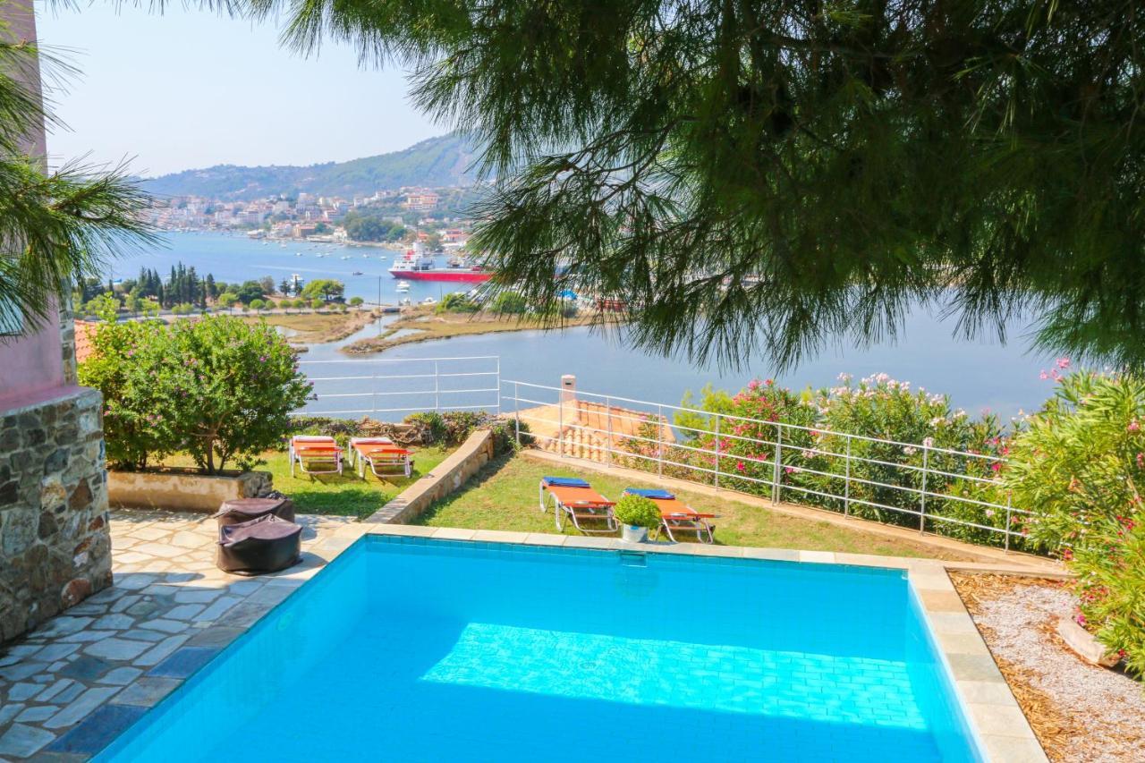 Skiathos Seaview Villa With Pool Punta Екстериор снимка