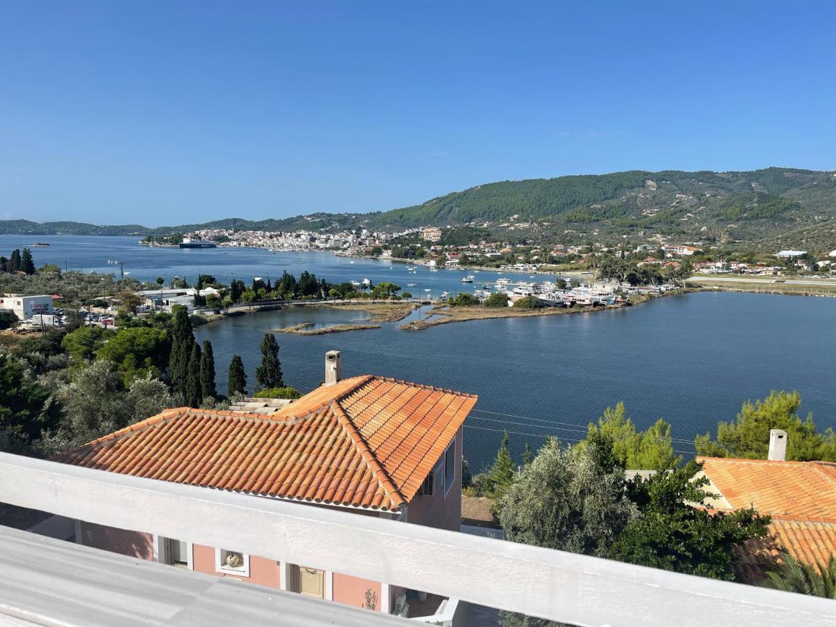Skiathos Seaview Villa With Pool Punta Екстериор снимка